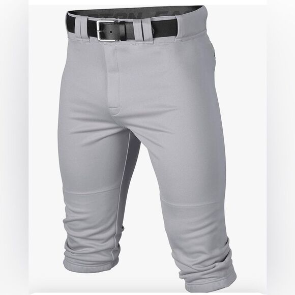 Easton Rival+ Knicker Baseball Pant Youth Size M Medium Solid Gray 25”-27” sport - Picture 1 of 6